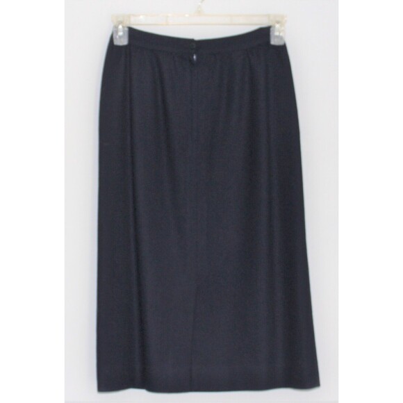 Vintage Lord & Taylor Woman's Size 6 Blue Skirt Suit Wool Blend - Picture 5 of 6